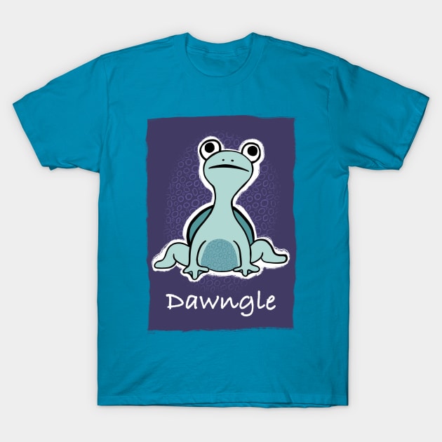 Dawngle, stretchy turtle-ish creature T-Shirt by ameemax